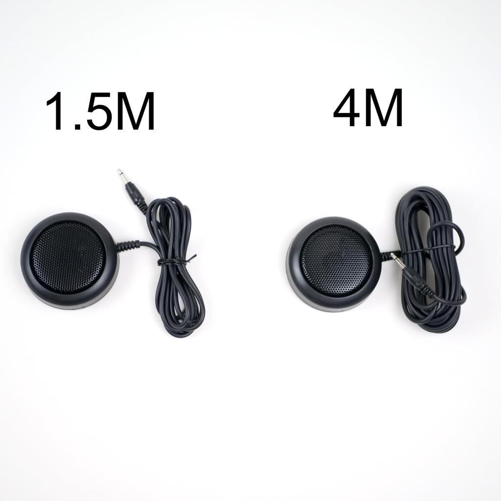 Compact wireless speaker with 4M 8ohm 1W mini clear sound adhesive perfect for tight spaces GSP-01 cable, 3.5mm jack, output, size, quality, back,