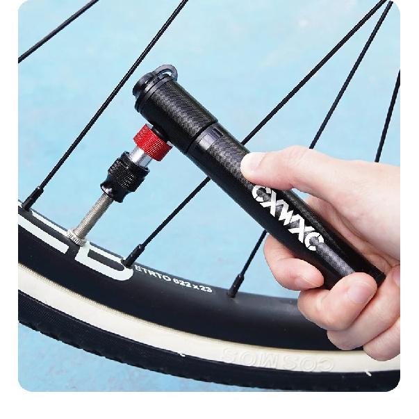 CXWXC Multifunctional Bike CO2 Pump 100psi Bicycle Hand Air Pump Tire Inflator Schrader Presta Valve MTB Road Cycling Pump