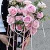 Ручная работа Цветочная сумка Шестиугольные водонепроницаемые пакеты для упаковки цветов Домашний декор Корейский букет Сумка-тоут
