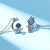 Elegant Pendant Star Astronaut Moon Fashion Jewelry Korean Style Choker Couples Necklace Spaceman