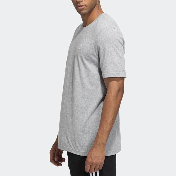 adidas Футболка Originals Adicolor Essentials Solid Casual с круглым вырезом и коротким рукавом, мужские топы, серая GN3414