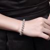 Elegant Silver Bracelet with 8MM Beads Fashion Jewelry Creative Gift for Women