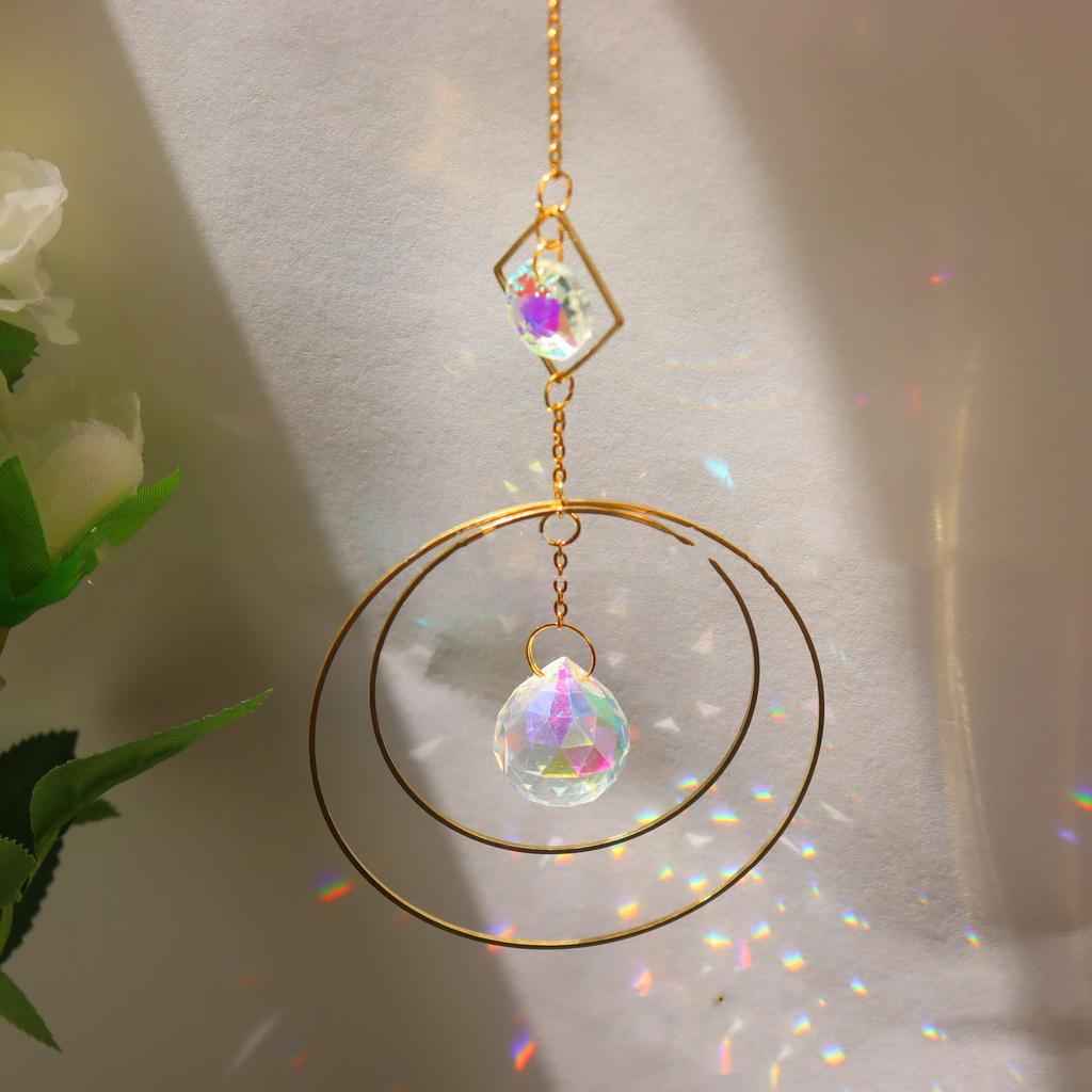 Хрустальный Ловец Солнца, Солнце, Луна, Звезды, Призма, Бусины, Радужные Шары, Слезы, Капли, Ловец Солнца для украшения сада, Подвеска для окон