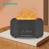 Светодиодный будильник, эфирное масло, диффузор, ароматерапия, увлажнитель воздуха, 400 мл, Bluetooth-динамик, увлажнитель воздуха с пламенем, домашняя аромамашина