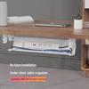 Under Desk Cable Management Rack: Executive Desk Organizer for Power Strips and Wires