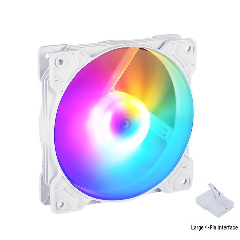 Бесшумный светодиодный 120-мм 4-контактный вентилятор для охлаждения корпуса