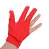 Leopard Fitness Gloves Snooker Billiard Gloves Letter Three Finger Billiard Gloves Left Hand Gloves