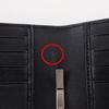 VALENTINO GARAVANI Bifold Bill Compartment 2Y2P0P32ZQU With money clip black Calfskin mens Used