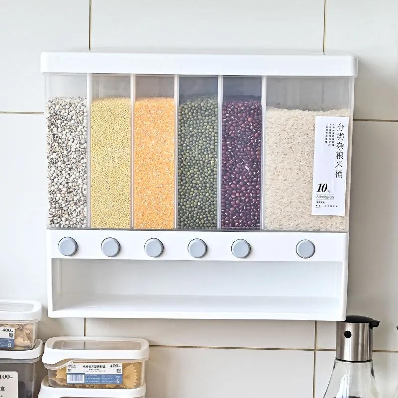 WTEMPO Бытовое кухонное ведро для риса, устойчивое к насекомым, влагостойкое, герметичное, утолщенное, многофункциональное, Классификация, разное зерновое рисовое ведро