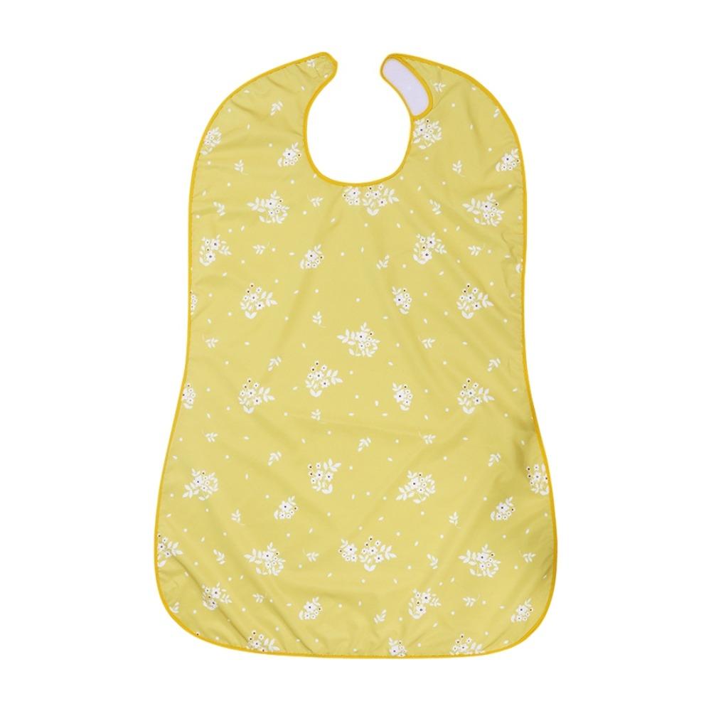 Washable Elderly Eating Bib Waterproof Adult Bib Clothing Protectors for Elderly Nursing Home Use