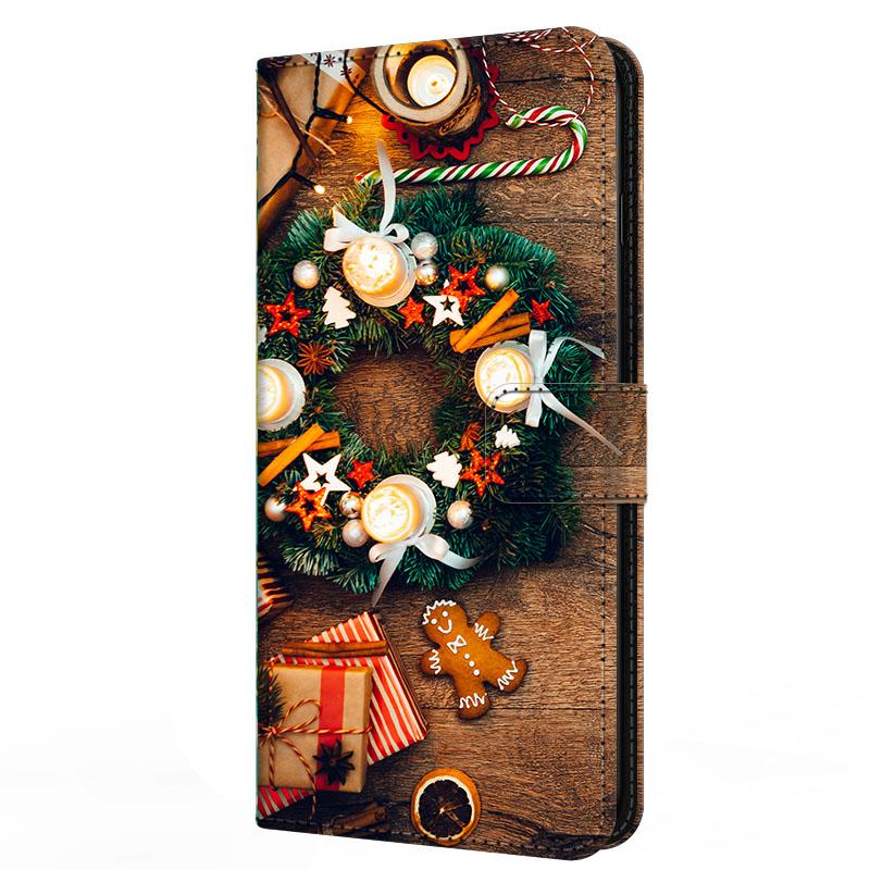 Wallet For Oneplus Ace 6 Flip Stand Book Phone Cover Magnetic Leather Case Cartoon Anime Merry Christmas Capa Oneplus Ace6 5G