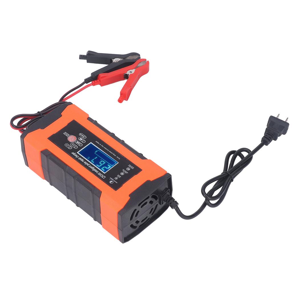 Зарядное устройство для аккумуляторов Pulse Repair 12 В 10 А 24 В 5 А для обслуживания автомобильных аккумуляторов