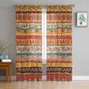 African Style Sheer Curtains For Living Room Kids Bedroom Tulle Curtains Kitchen Window Treatment Drapes