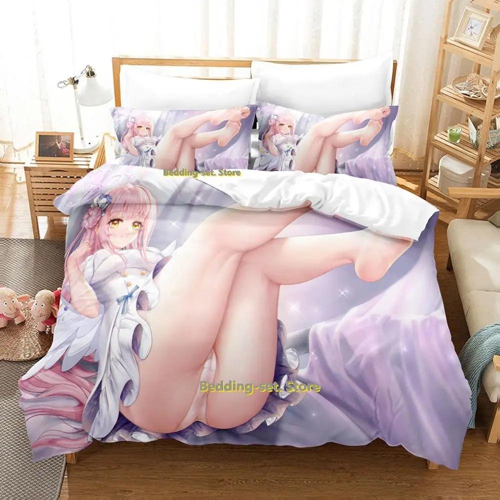 Новый постельный комплект Misono Mika Односпальный Полуторный Двуспальный Кингсайз Комплект для кровати Взрослый Детский Спальня Комплекты пододеяльников Аниме постельное белье Кровать
