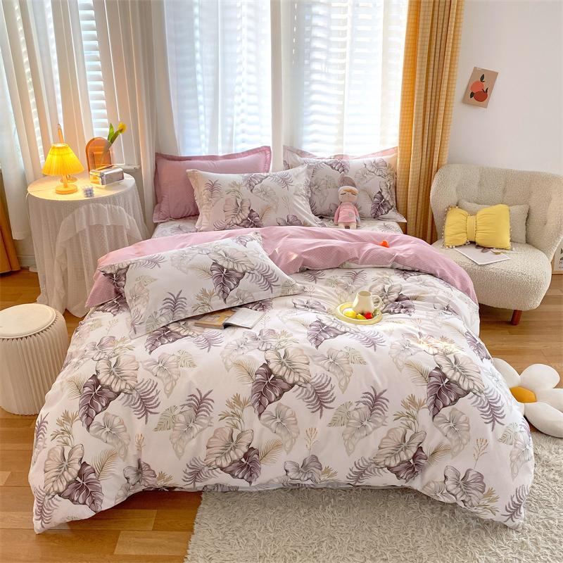 Комплект постельного белья Chinoserie Blossom Cotton Reversible Duvet Cover Set King Queen Double Full Twin Single Size