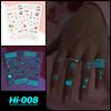 Little Sexy Cute Tattoo for Women Glowing Dark Taty Waterproof Fake Tatoo Luminous Tattoo Stickers Body Art Cartoon Tattoo