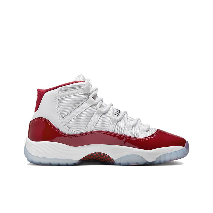 Кроссовки Air Jordan 11 Retro GS Cherry Kids Белый Черный Varsity-Red 378038-116