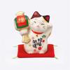 Yakushigama Maneki Neko (Hammer-Holding) Brings Good Fortune (With Good Fortune Sticker)