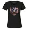 American Bald Eagle USA Flag Women's T-Shirt 4th of July Shirts