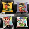 Art Pirate Parrot Pillow Case Linen Pillow Covers Cover For Couch Living Room Bench Patio Floor Linen Home Decor