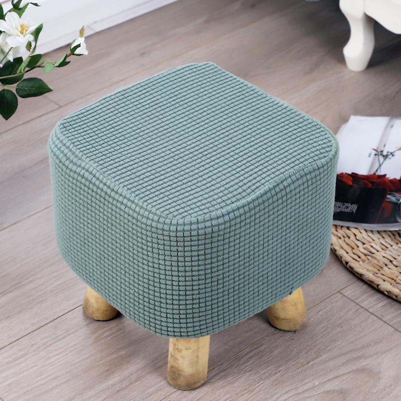 Чехол для пуфа, который можно стирать, чехлы для подставок для ног, эластичные защитные чехлы для сидений, чехлы для стульев, защитные чехлы для подставок для ног без табурета