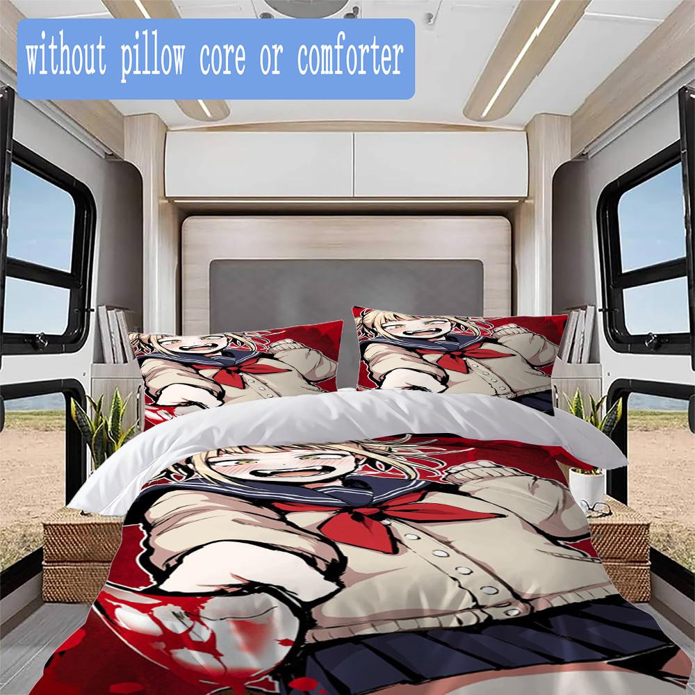 Toga Himiko Pattern Bedding,Quilt Set Quilt Cover Pillowcase Home Birthday Gift (1*duvet cover+2*pillowcase,without core)NSJT0928562