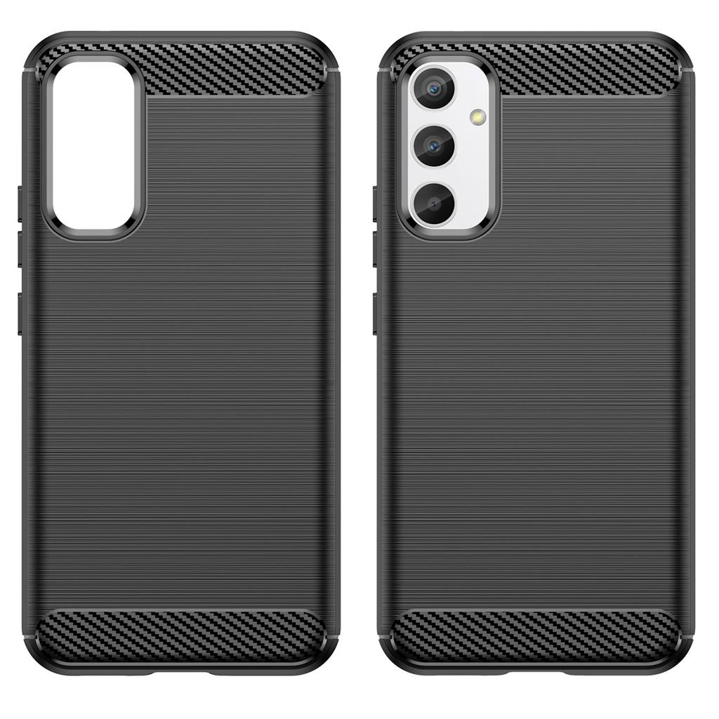 Realme 10 Pro Flexible Carbon Silicone Case - Black