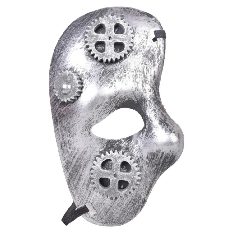 Masquerade Mask Mechanical Half Face Mask Party Mask Steampunk Mardi Gras Mask Halloween Dress up Props for Adult Kids