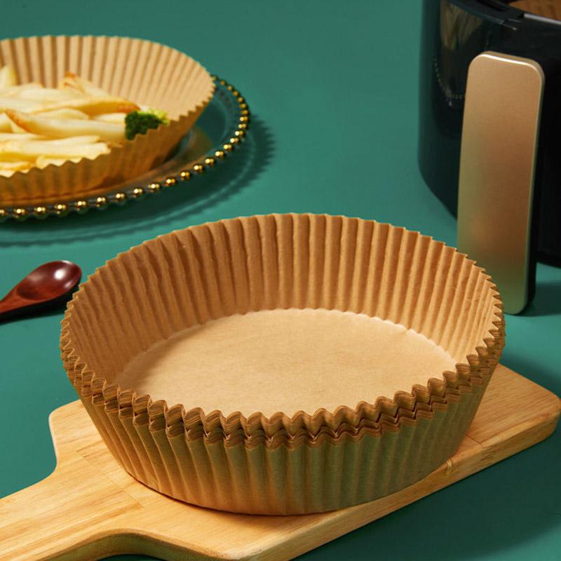 Fryer Disposable Air Nonstick 100pcs Liners Baking Paper For Air Fryer Oilproof Waterproof Food Grade Parchment For Baking Roasting Microwave