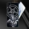 Чехол для телефона с изображением страшного сатанинского черепа для Samsung Galaxy S20 S21 FE S22 Ultra S10 Lite S10E S9 S8 Plus S7 Edge из мягкого ТПУ черного цвета