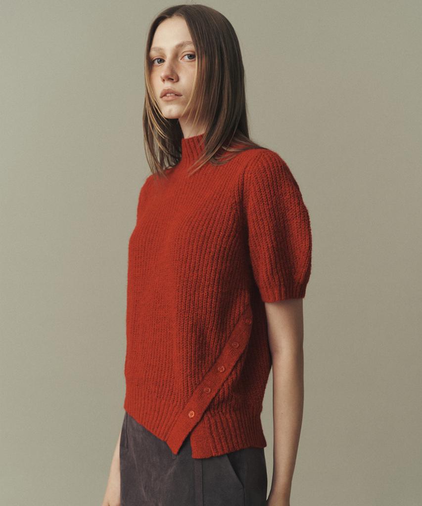 AHWE Half Sleeve Sweater_Red