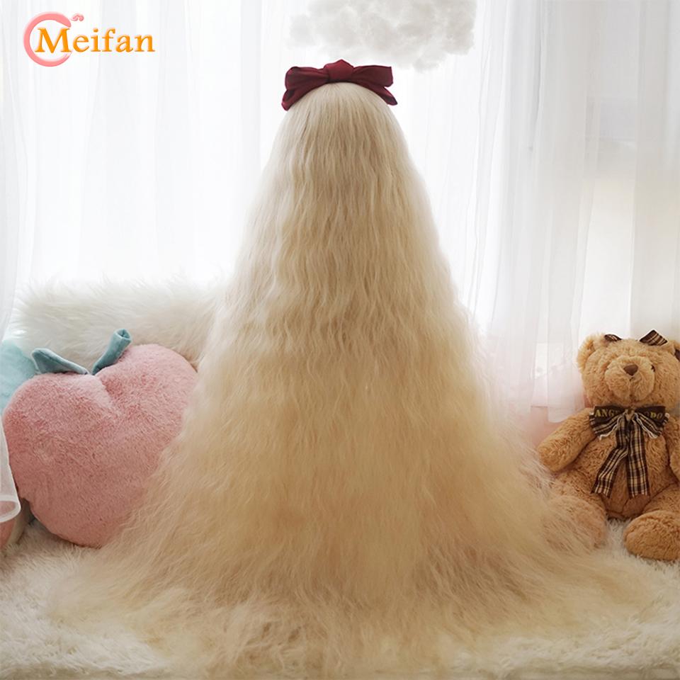 Супер длинные натуральные волнистые светлые парики с челкой, синтетические парики Лолиты для вечеринок, термостойкие для женщин