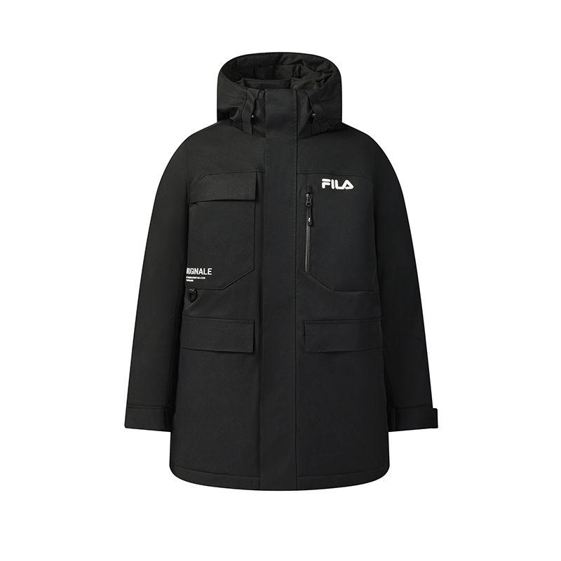 Fila ORIGINALE Пуховик Мужской Иссиня-черный F11M549902FBK