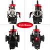 PE17 19 22 24 26 28 мм Карбюратор С Жиклером Для Yamaha Kawasaki Honda 2-тактный 4-тактный Фланцевый Двигатель Мотоцикла Питбайк Мопед Скутер