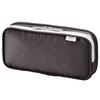 LIHIT LAB Double Pen Case, Large, Black, A7661-24