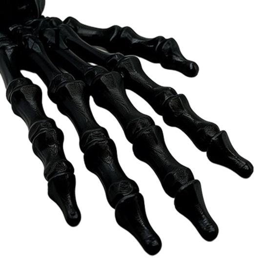 Spooky Hand Decoration 3D Printed Skeleton Figurine, Bone Statue for Dark Style Ornament Halloween Party, Gothic Model, Desk Decor
