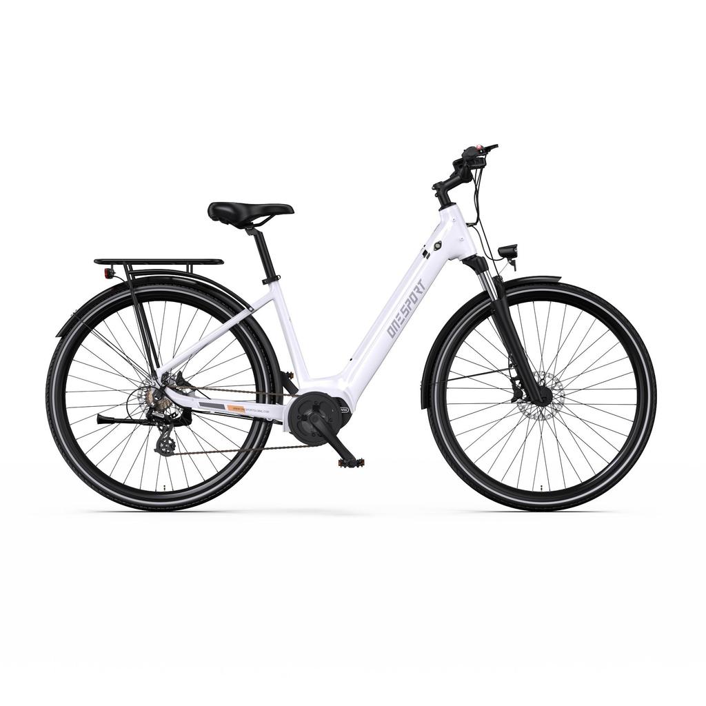 ONESPORT OT07 Electric Bicycle 36V 14Ah Battery, 250W Motor, Hydraulic DIsc Brakes, 90KM Range, 700C*45C Tires E-Bike