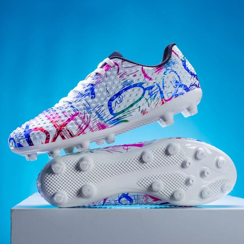 Оригинальные футбольные бутсы для тренировочного поля с искусственным газоном TF/FG Футбольные бутсы для мини-футбола Детские футбольные бутсы для детей