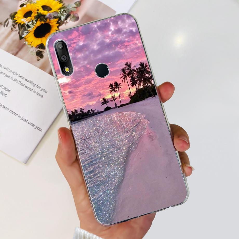 Case for Asus ZenFone Max Pro M2 ZB631KL ZB631KL Capa Soft Silicone Transparent TPU phone Back Mask protecive Cover Jelly Paint
