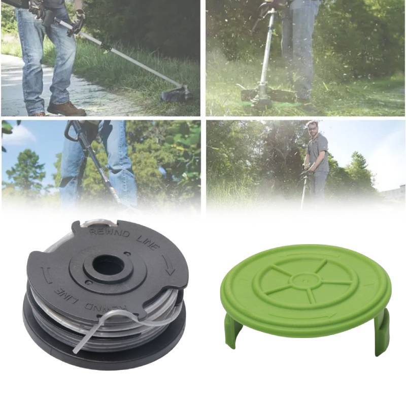 Greenworks Grass Trimmer Replacement Coil Cover Set For Lawn Equipment