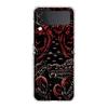 Чехол для телефона Samsung Galaxy Z Flip 6 5 4 Прозрачный для Samsung Z Flip 3 Жесткий ПК Складной корпус Глаз Ктулху Сумки