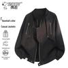 Men's Casual Baseball Collar Zip-Up Jacket