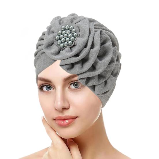 Women Hat Solid Color Fashionable Women Turban Hat Comfortable Decorative Head Wrap for Ladies Girls