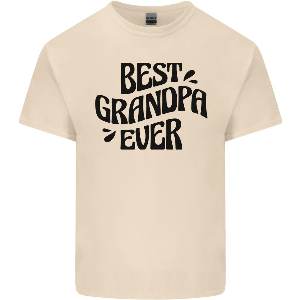 Grandparents Day Best Grandpa Ever Unisexs Light Cotton TShirt