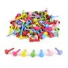 YFFSFDC Cotter Pins 8mm X 12mm Set of 200 Fasteners Pushpins Thumbtacks Mini Cotter Pins DIY Accessories for Document Mixed Colors Crafts,