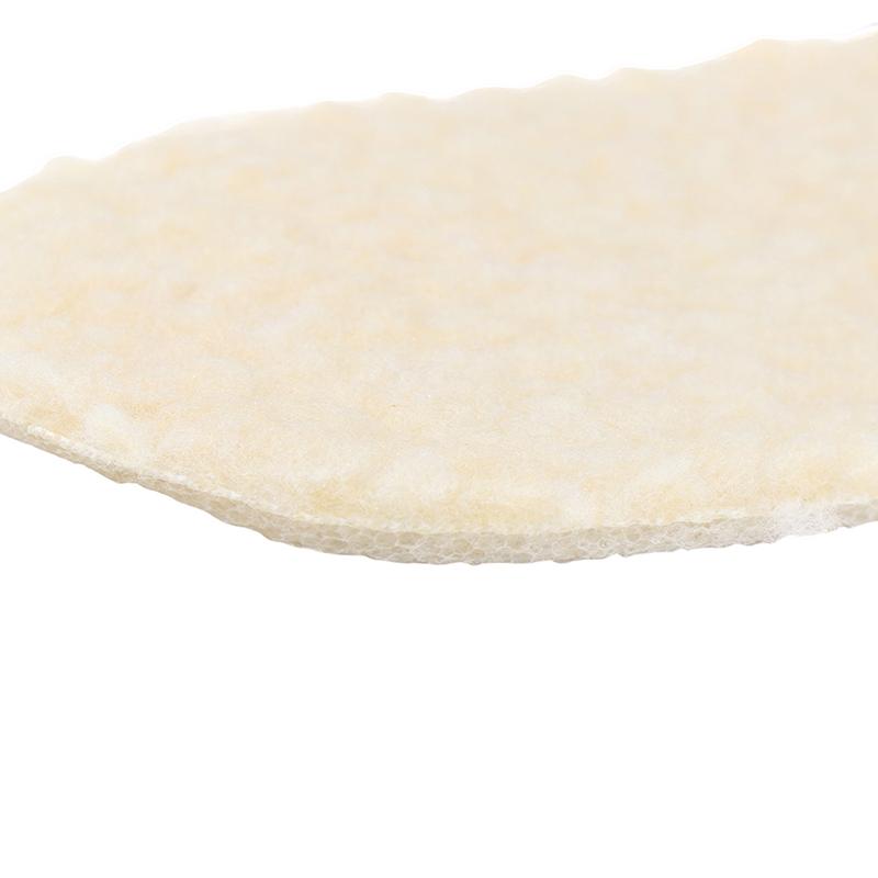 1 Pair Of Aluminum Foil Lamb Wool Insoles Winter Warm Soft Plus Velvet Insoles