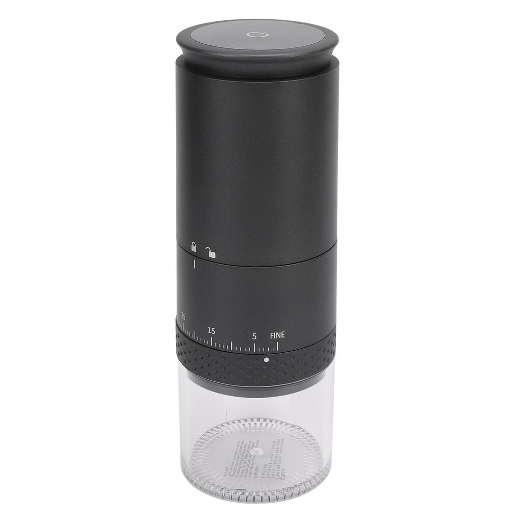 One Touch Coffee Grinder 110ml Powder Capacity Removable Chamber 38 Speeds USB Rechargeable Coffee Grounder Mill