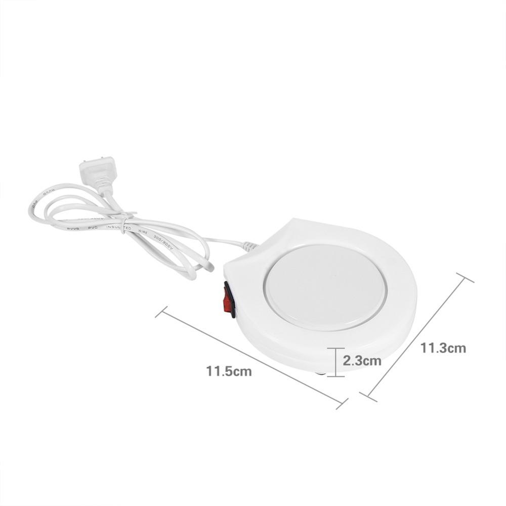 US Standard Plug Mug Warmer Uniform Heating Plate Tea Thermal Mat  Winter Drink Warmer
