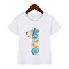 Футболка с принтом в виде мультфильма «Море» для детей от 2 до 14 лет на день рождения, детские футболки с номером 1-9 на день рождения, забавный подарок для мальчиков и девочек, футболка в подарок