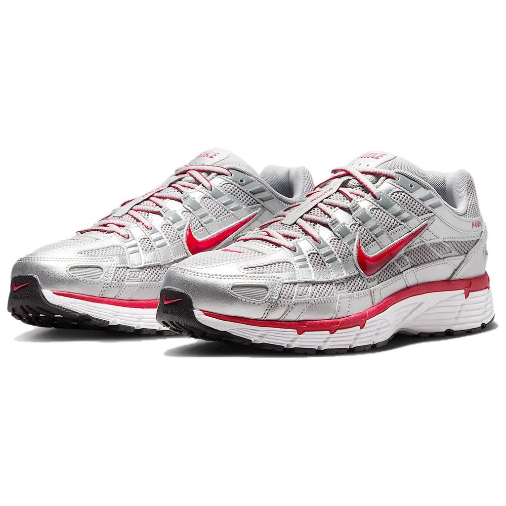 New Nike P 6000 Metallic Silver Gym Red CD6404-024